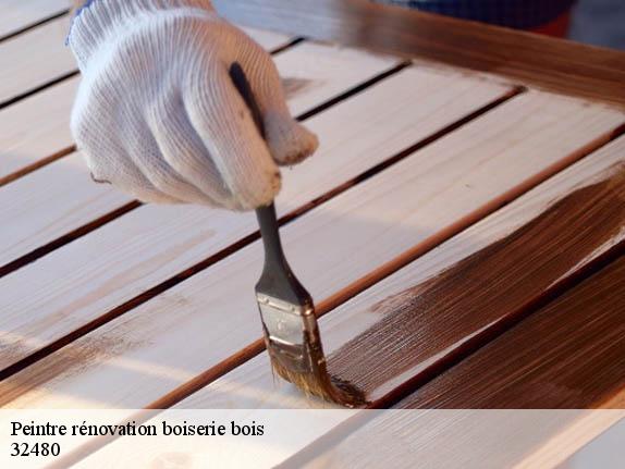 Peintre rénovation boiserie bois  32480
