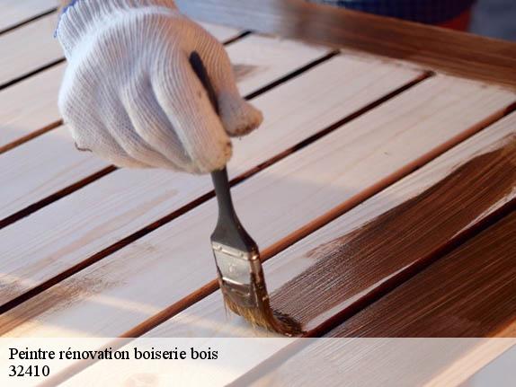 Peintre rénovation boiserie bois  32410