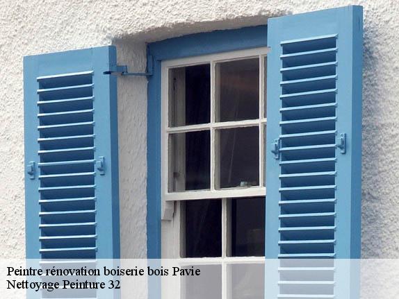 Peintre rénovation boiserie bois  pavie-32550 Nettoyage Peinture 32